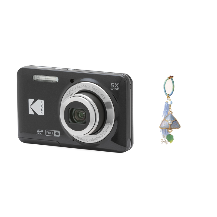 KODAK PIXPRO FZ55 Digital Camera, Black, Camera Charm 336 Bundle - image 1