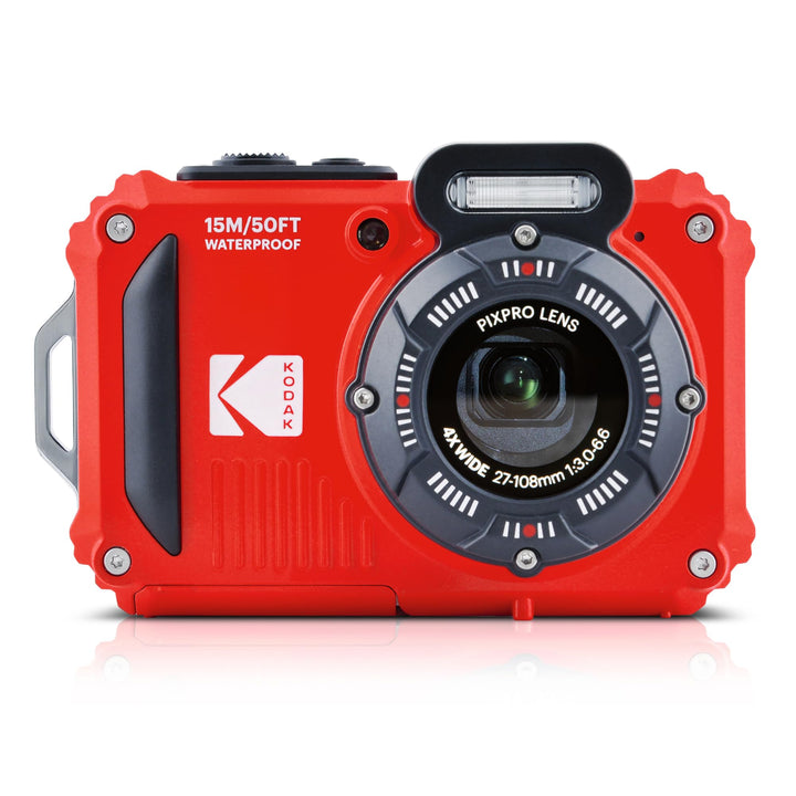 KODAK PIXPRO WPZ2 Waterproof Digital Camera, Red - image 1