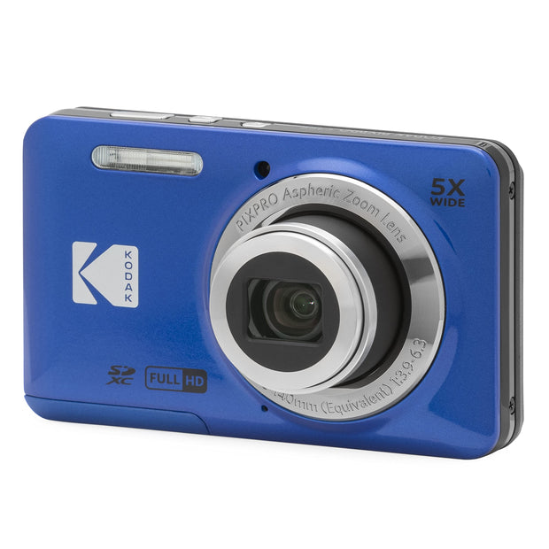 KODAK PIXPRO FZ55 Digital Camera, Blue, Standard Kit
