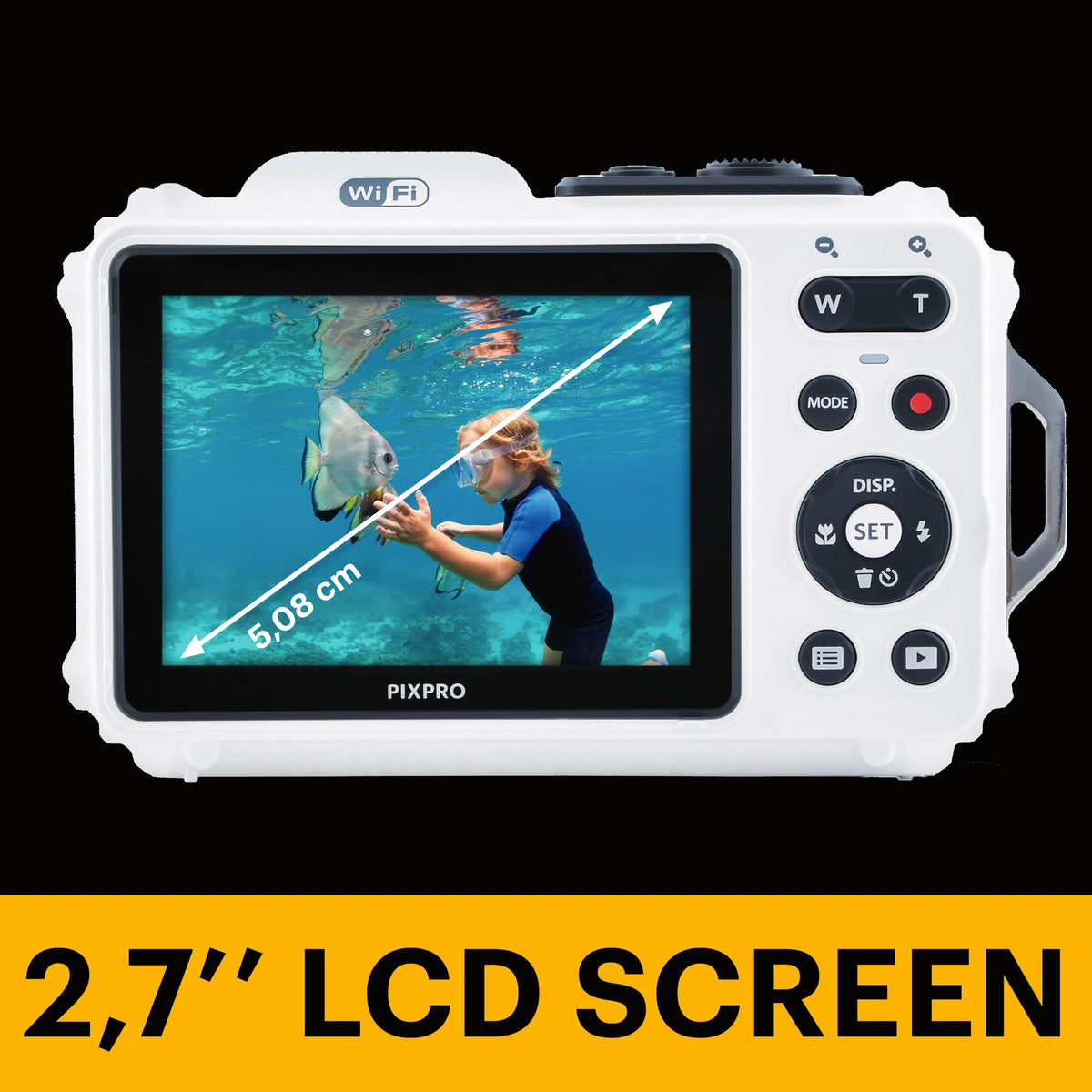 KODAK PIXPRO WPZ2 Waterproof Digital Camera, White - image 5