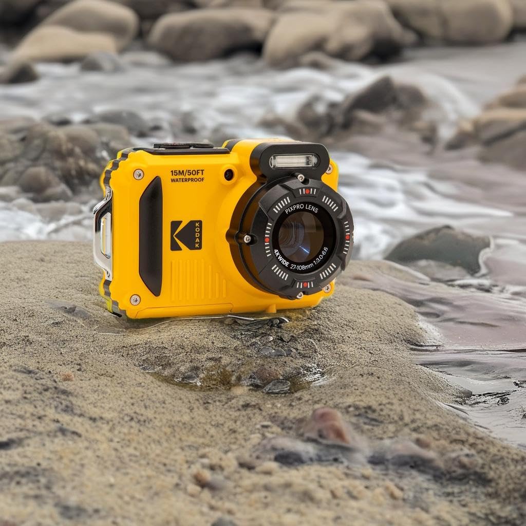 KODAK PIXPRO WPZ2 Waterproof Digital Camera, Yellow - image 5