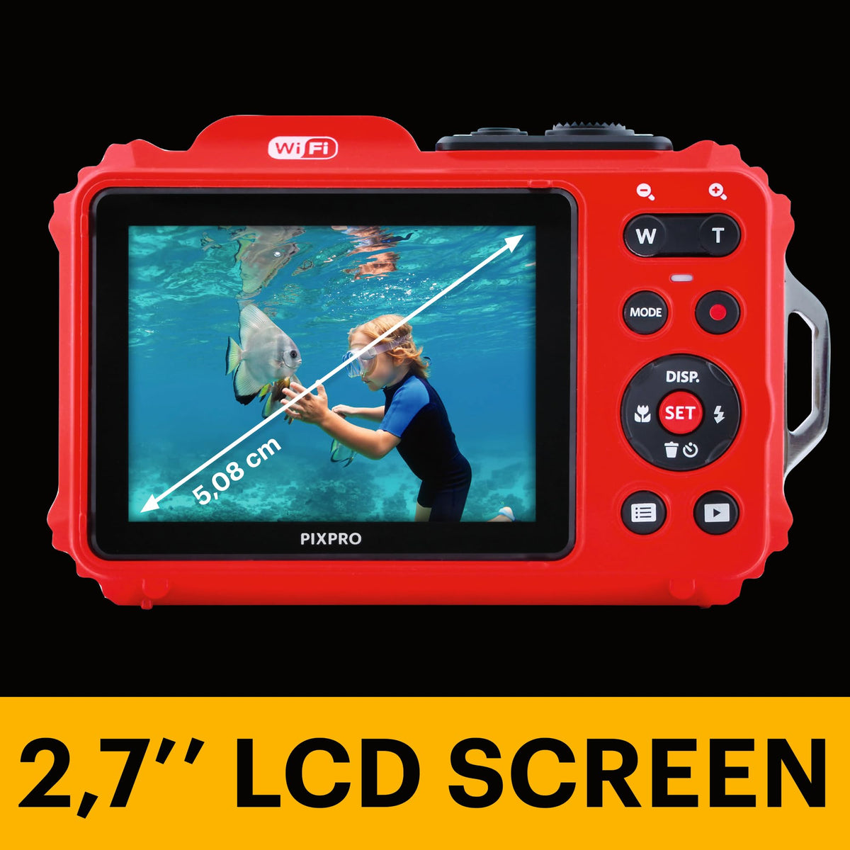 KODAK PIXPRO WPZ2 Waterproof Digital Camera, Red - image 5
