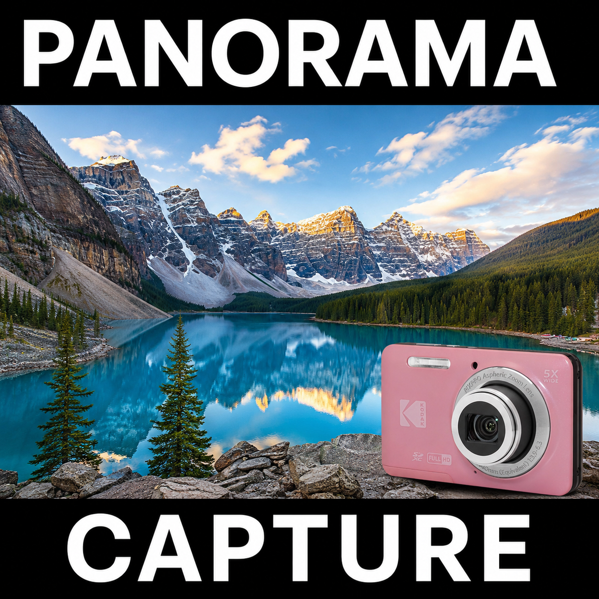 KODAK PIXPRO FZ55 Digital Camera, Pink, Camera Charm 340 Bundle - image 7