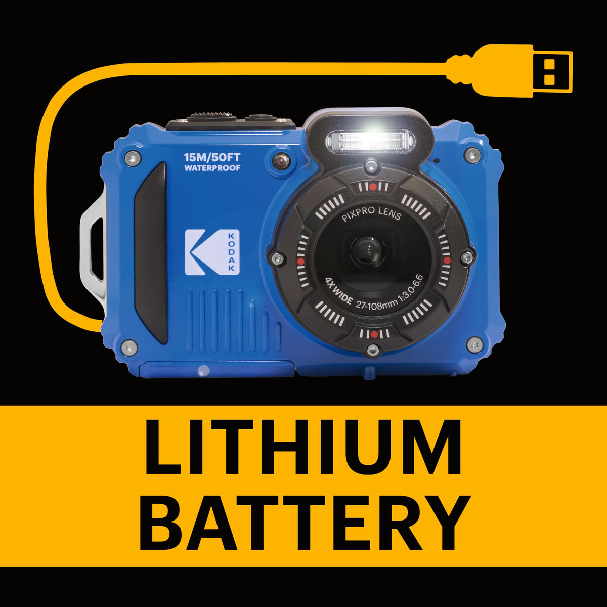 KODAK PIXPRO WPZ2 Waterproof Digital Camera, Blue - image 8