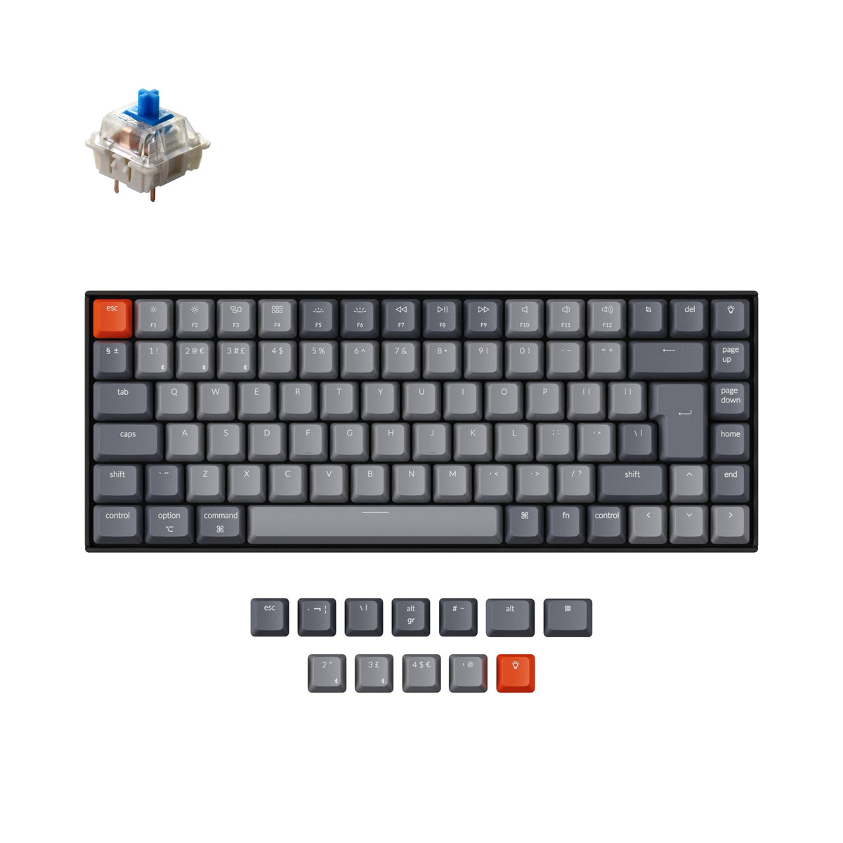 Keychron K2 Wireless Mechanical Keyboard (UK ISO Layout) - Version 2 - image 1